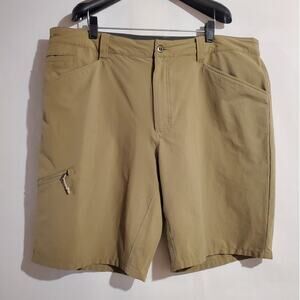 Patagonia Mens Quandary 10" Hiking Shorts Size 40 Tan Active Outdoors Gorpcore